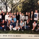 Klasa IV D wychowawca G. Kluz, rok szkolny 1998/1999