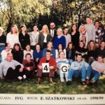 Klasa IV G wychowawca E. Szatkowski, rok szkolny 1998/1999