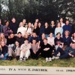 Klasa IV A wychowawca E. Jakubek, rok szkolny 1998/1999