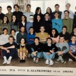 Klasa IV A wychowawca E. Szatkowski, rok szkolny 1993/1994
