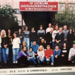 Klasa IV F wychowawca J. Ambrożko, rok szkolny 1999/2000